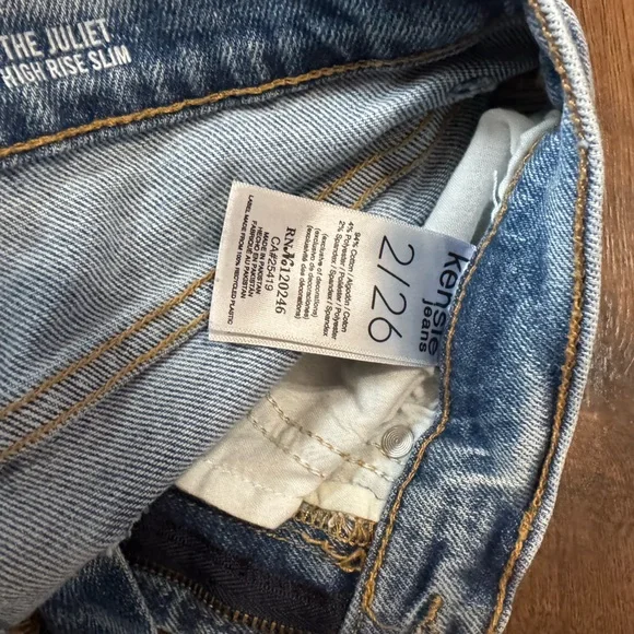 Kensie Light Blue Slim Jeans - Picture 4 of 5